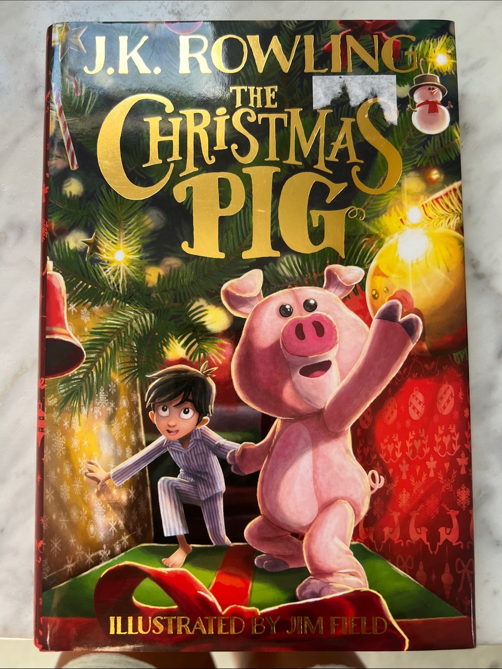 The Christmas Pig Illustrated Hardcover - Pink Plush Cover